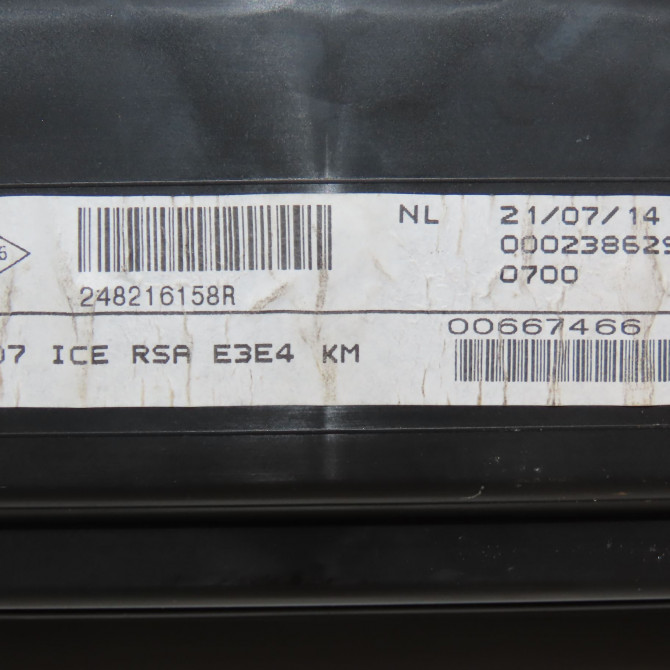 Compteur occasion RENAULT TWINGO III Phase 1 06-2014->... 0.9 TCE 12v 90ch 248216413R 4