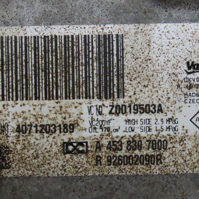 Compresseur air conditionne occasion RENAULT TWINGO III Phase 1 06-2014->... 0.9 TCE 12v 90ch 926002090R 4