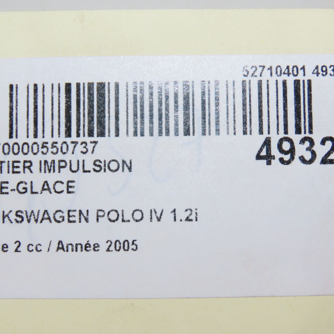 Boitier impulsion leve-glace occasion VOLKSWAGEN POLO IV Phase 2 05-2005->09-2009 1.2i 65ch 5