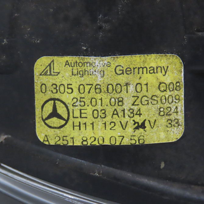 Phare antibrouillard avant gauche occasion SMART SMART CITY/FORTWO II Phase 1 04-2007->03-2015 A2518200756 4