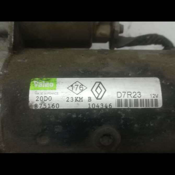 Démarreur occasion RENAULT SAFRANE Phase 2 09-1996->08-2000 2.2 DT 7701056687 4