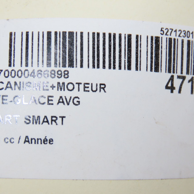 Mecanisme+moteur leve-glace avg occasion SMART SMART CITY/FORTWO II Phase 1 04-2007->03-2015 A4517200546 8