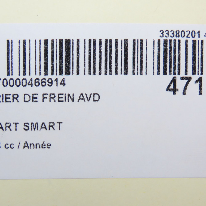 Etrier de frein avant droit occasion SMART SMART CITY/FORTWO II Phase 1 04-2007->03-2015 A4514210098 6