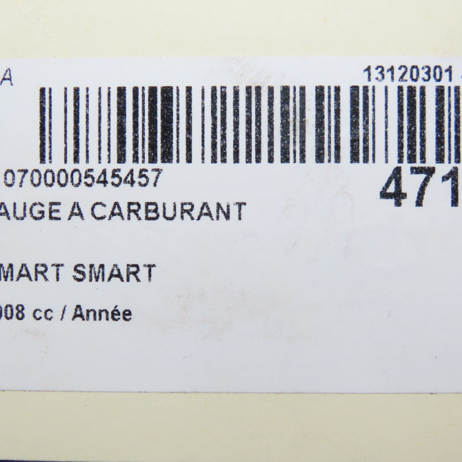 Jauge a carburant occasion SMART SMART CITY/FORTWO II Phase 1 04-2007->03-2015 6