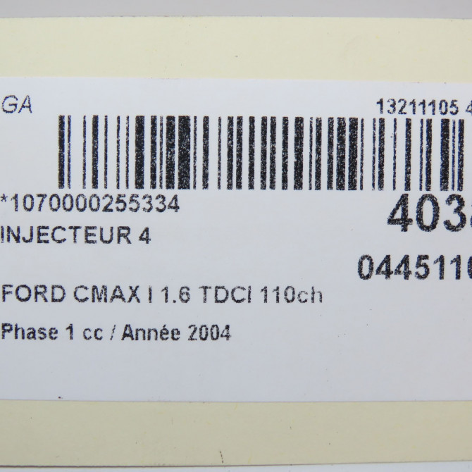 occasion FORD CMAX I Phase 1 09-2003->03-2007 1.6 TDCI 110ch 5
