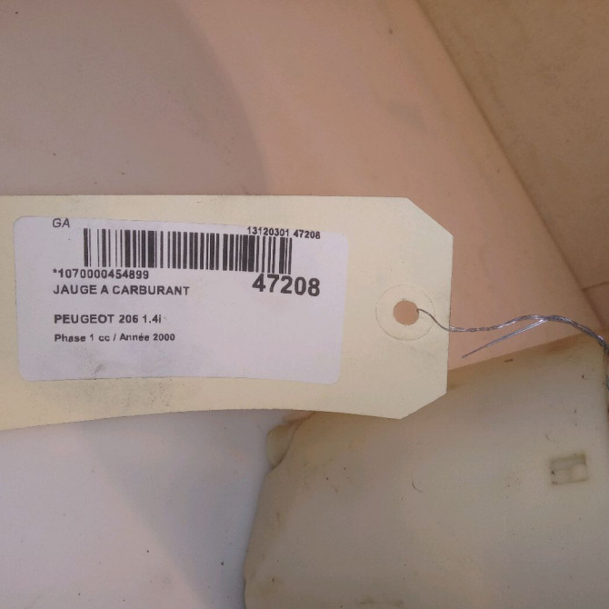 Jauge a carburant occasion PEUGEOT 206 Phase 1 09-1998->03-2009 1.4i 5