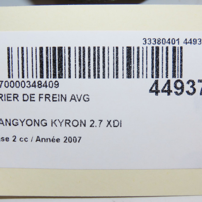 Etrier de frein avant gauche occasion  4811009152 6