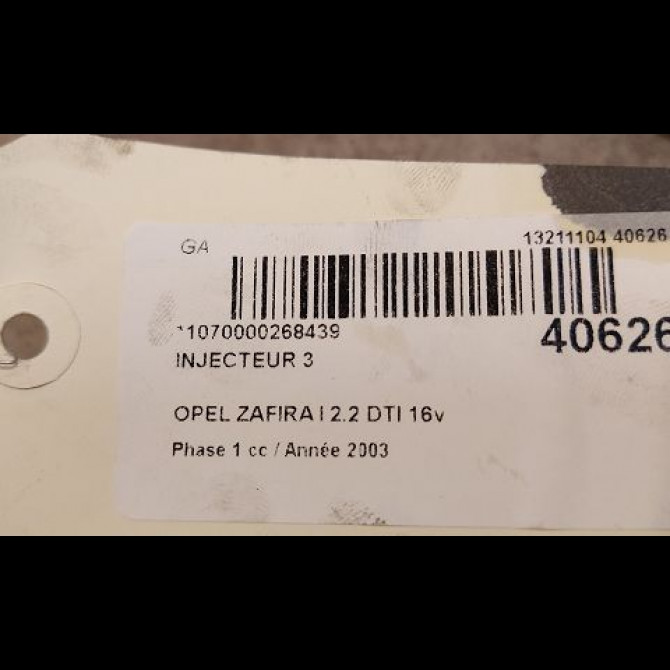 occasion OPEL ZAFIRA I Phase 1 03-1999->07-2005 2.2 DTI 16v 125ch 9196701 2