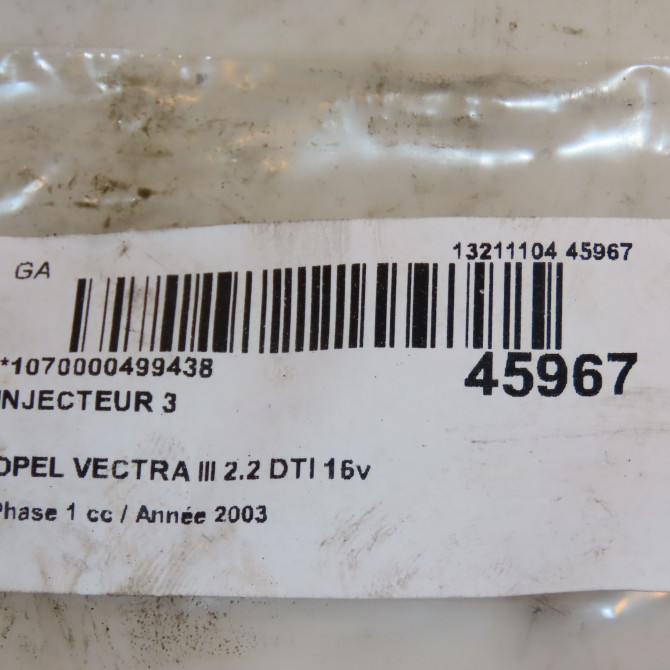 occasion OPEL VECTRA III Phase 1 06-2002->10-2005 2.2 DTI 16v 125ch 9196701 3