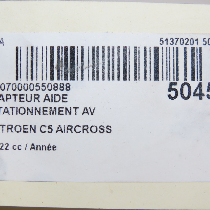 Capteur aide stationnement av occasion  1610279180 5