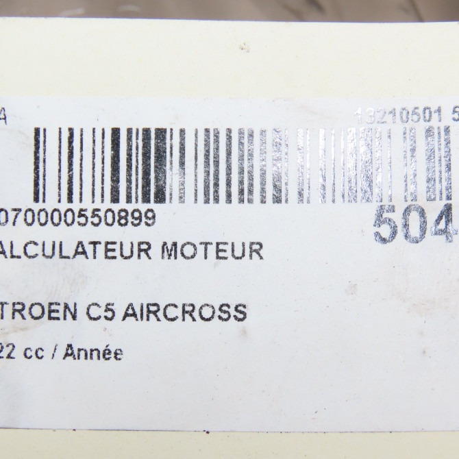 Calculateur moteur occasion  1680807680 5