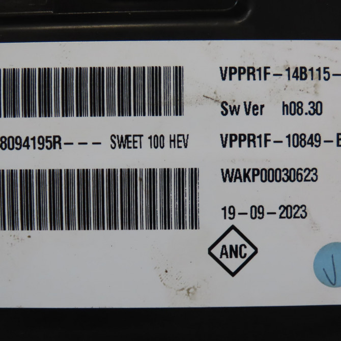 Compteur occasion RENAULT CLIO V 248094195R 4