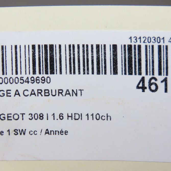 Jauge a carburant occasion PEUGEOT 308 I Phase 1 SW 05-2008->03-2011 1.6 HDI 110ch 1525KZ 6