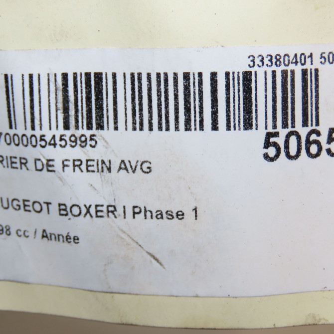 Etrier de frein avant gauche occasion  440180 7