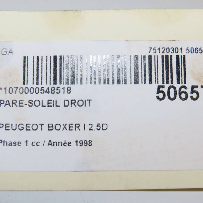 Pare-soleil droit occasion  8143CY 4