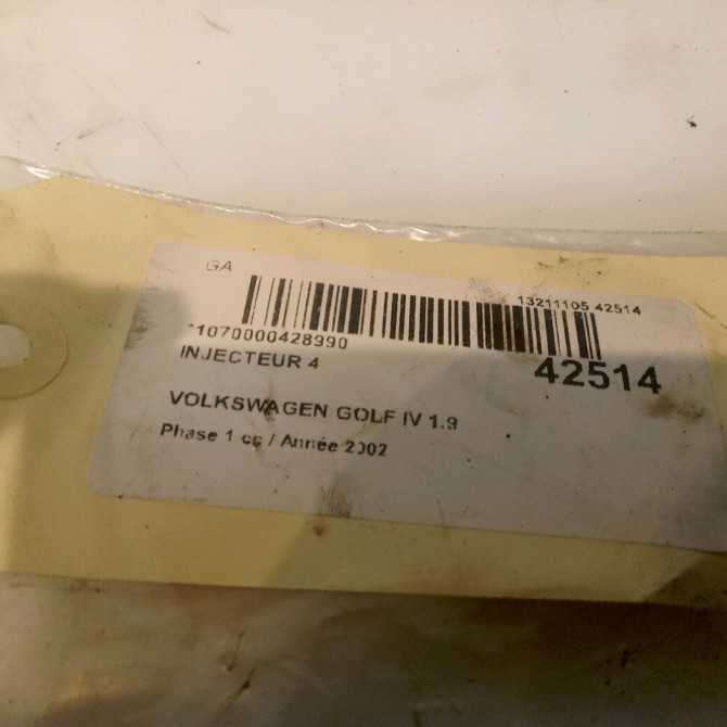 occasion VOLKSWAGEN GOLF IV GOLF IV Phase 1 1998-01-01->2005-06-30 1.9 TDI 90ch 28130202P 4
