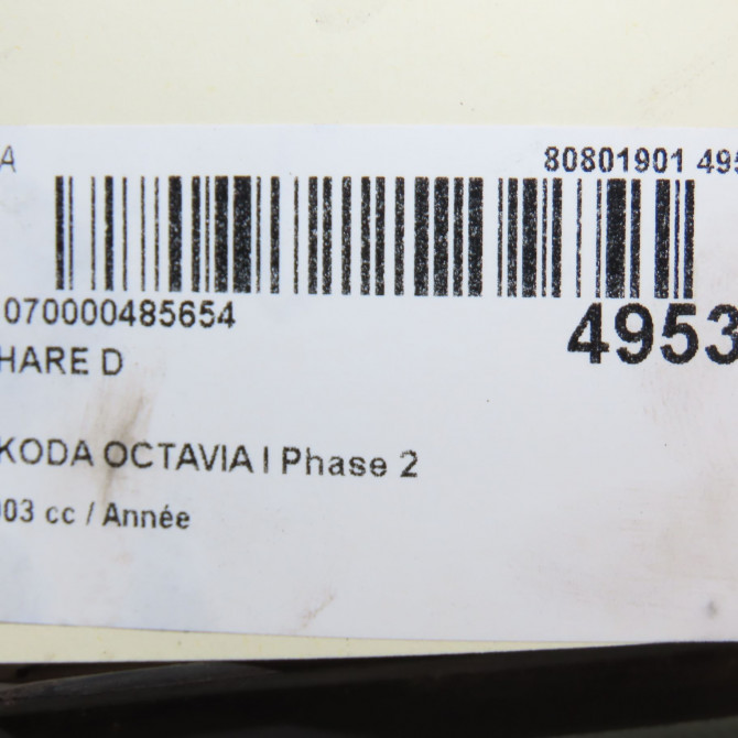 Phare droit occasion SKODA OCTAVIA I Phase 1 04-1995->04-1999 1.9 TDI 90ch 1U1941018P 6
