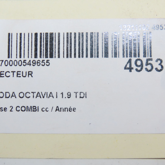 Injecteur occasion SKODA OCTAVIA I Phase 1 04-1995->04-1999 1.9 TDI 90ch 28130202P 5
