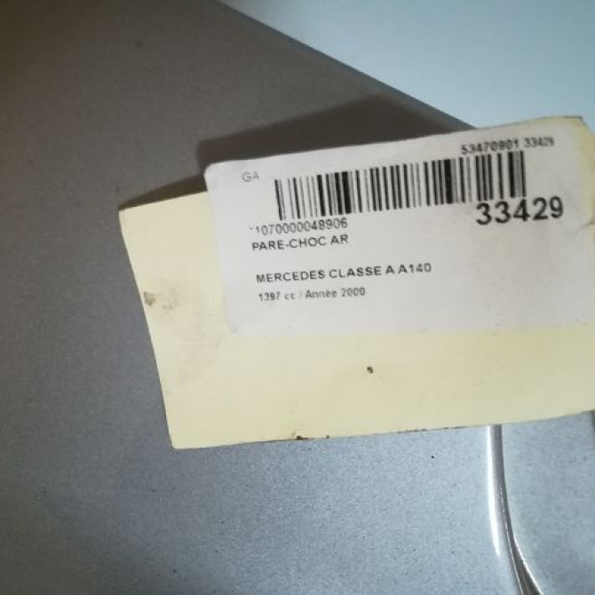 Pare-choc arrière occasion MERCEDES CLASSE A I Phase 1 01-1998->03-2001 A 140 1688800071 4