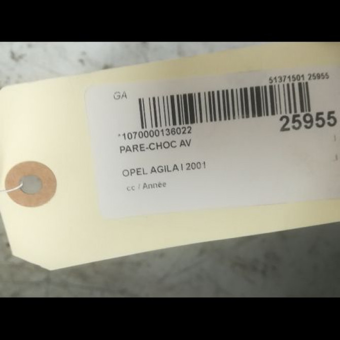 Pare-choc avant occasion OPEL AGILA I 4