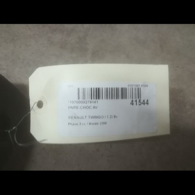 Pare-choc avant occasion RENAULT TWINGO I Phase 3 08-2000->06-2007 1.2i 8v 60ch 7701697654 4